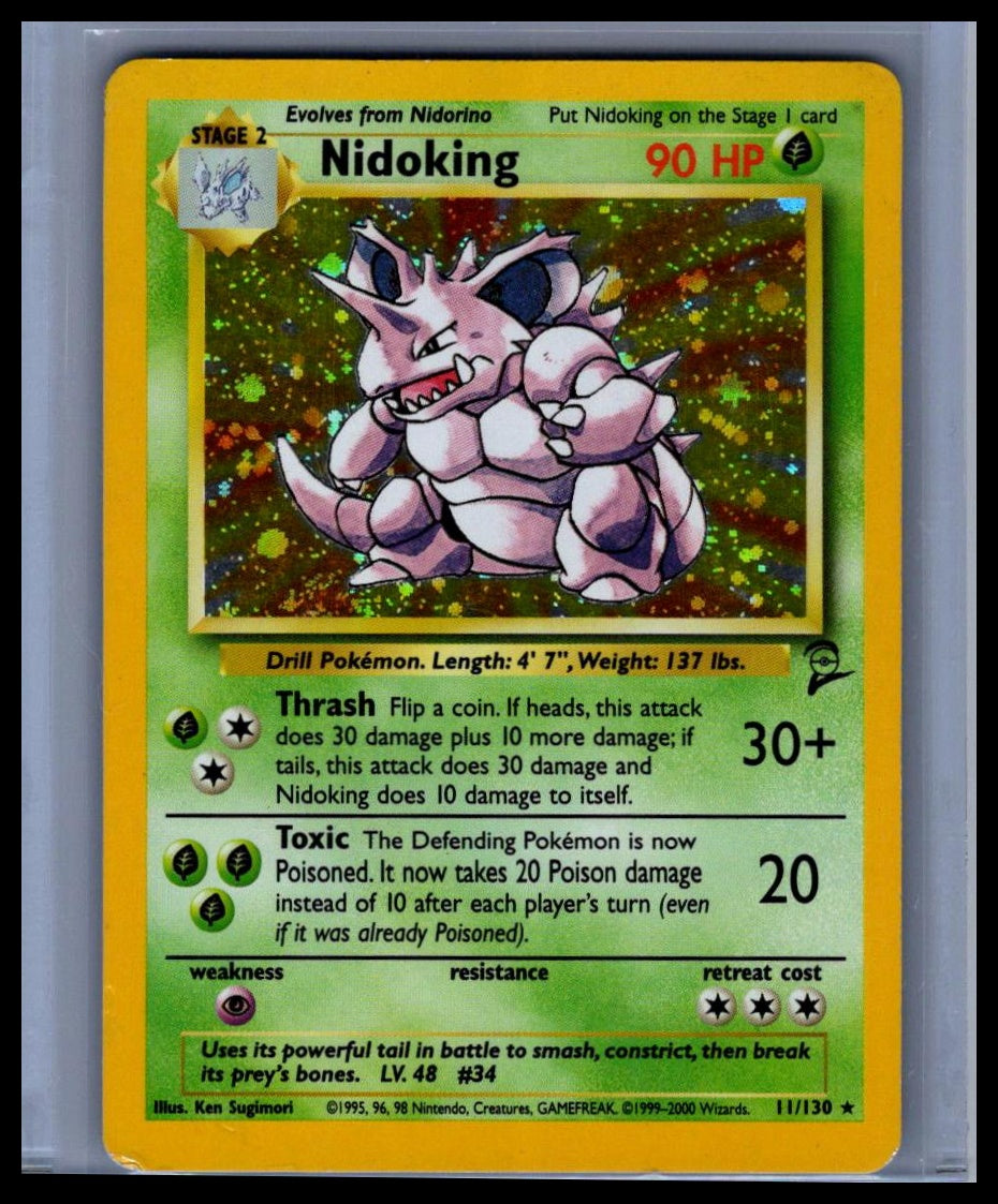 Nidoking #011/130 Base Set 2