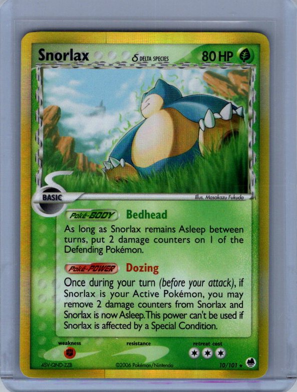 Snorlax (Delta Species) #10/101 Dragon Frontiers