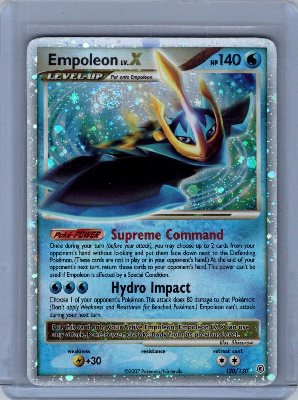 Empoleon LV.X #120/130 Diamond and Pearl SWIRL