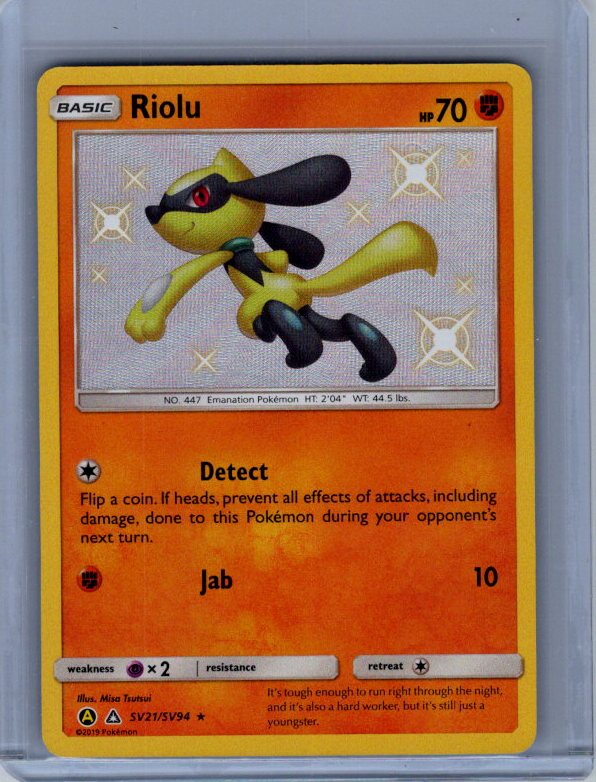 Riolu #SV21/SV94 Hidden Fates: Shiny Vault
