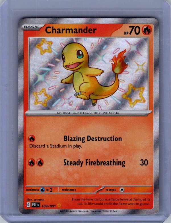 Charmander #109/091 SV: Paldean Fates